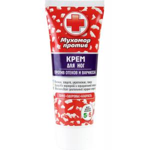 Крем для ног «Мухомор против» варикоза, отёков и усталости, 