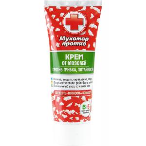 Крем для ног «Мухомор против» от мозолей, грибка и потливости, 